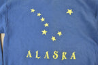 Vintage 1990s Alaska Stars Souvenir Crewneck Sweatshirt Made In USA