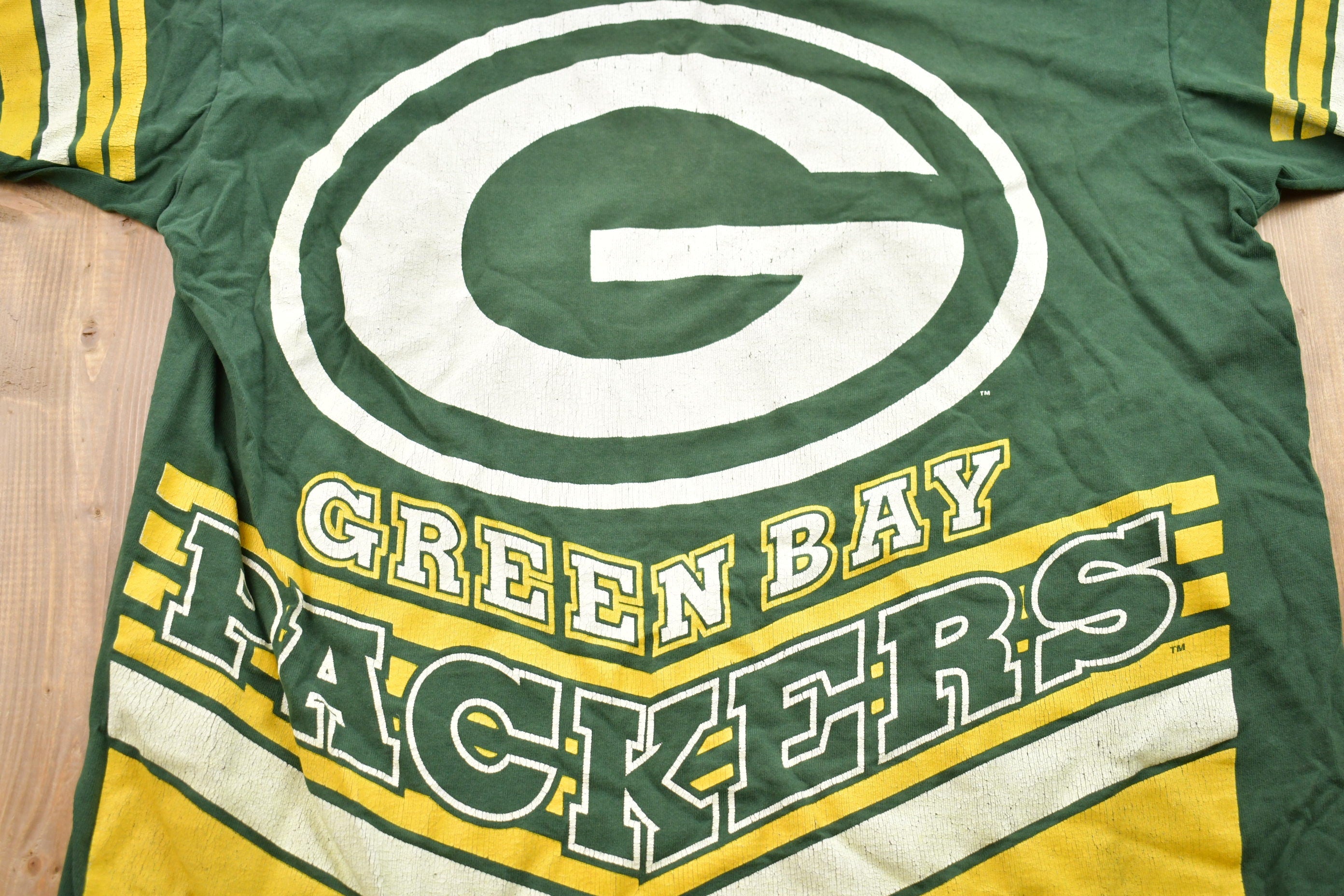 Vintage 1995 Green Bay Packers NFL Graphic T-Shirt