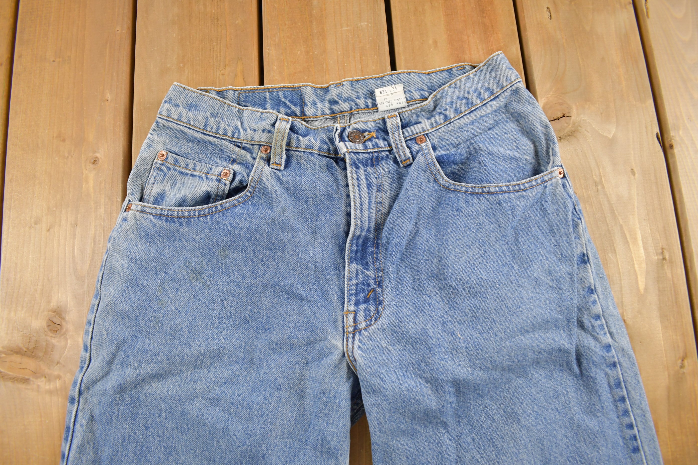 Vintage 1990s Levi's 560 Loose Fit Denim Jeans Size 30 x 32