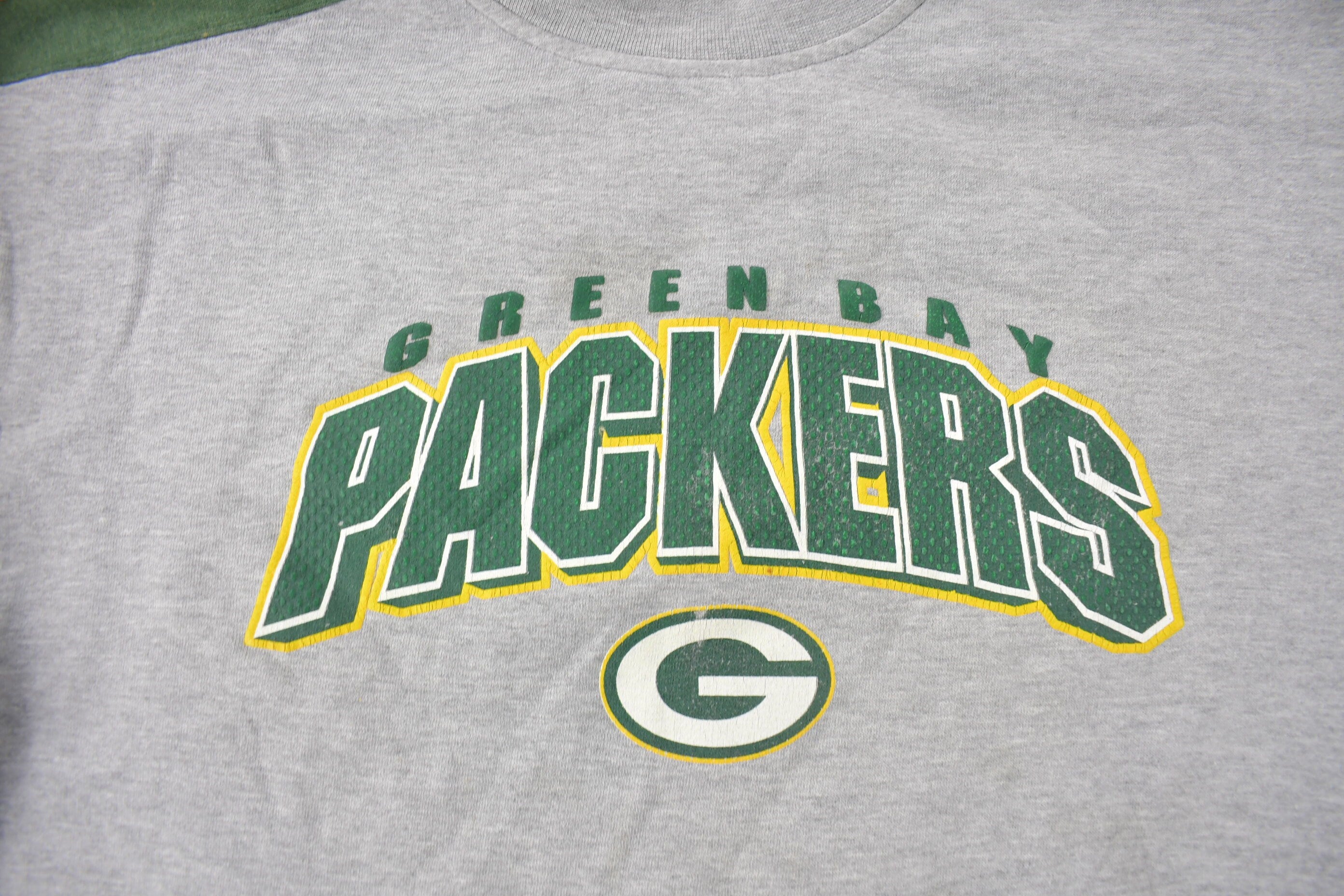 Vintage Y2K Green Bay Packers NFL Football Crewneck Sweatshirt Size M