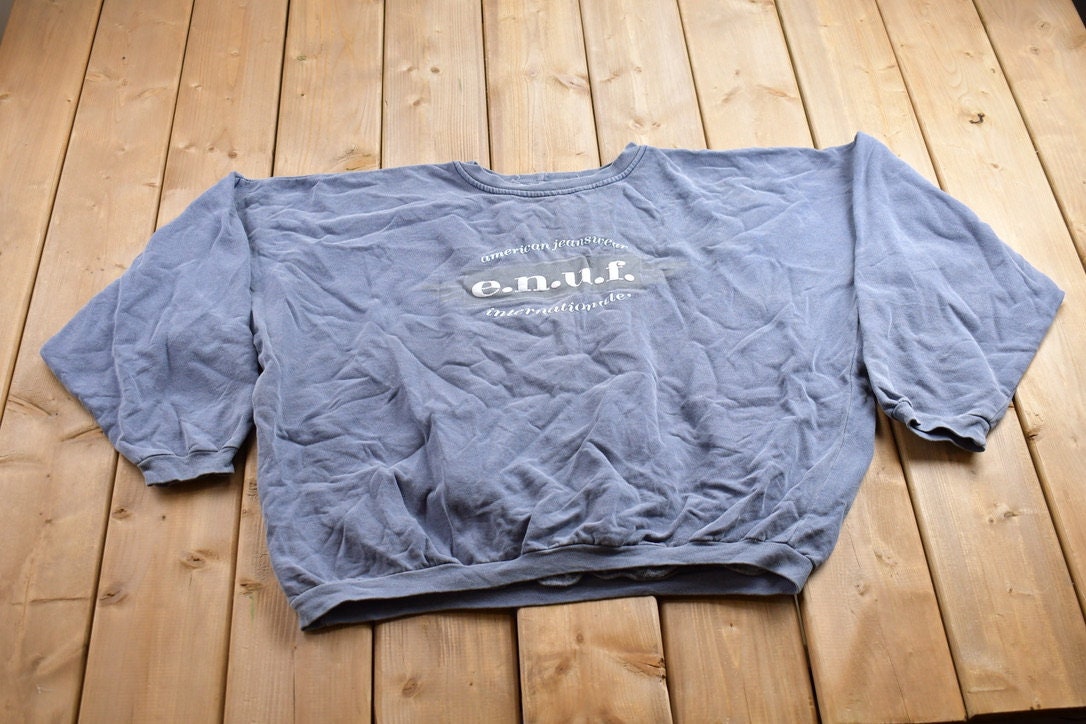 Vintage 1990s ENUF Logo Crewneck Sweatshirt