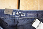 Vintage Deadstock Y2K Grace In LA Bedazzled Low Rise Jeans Women's Size 27 x 32