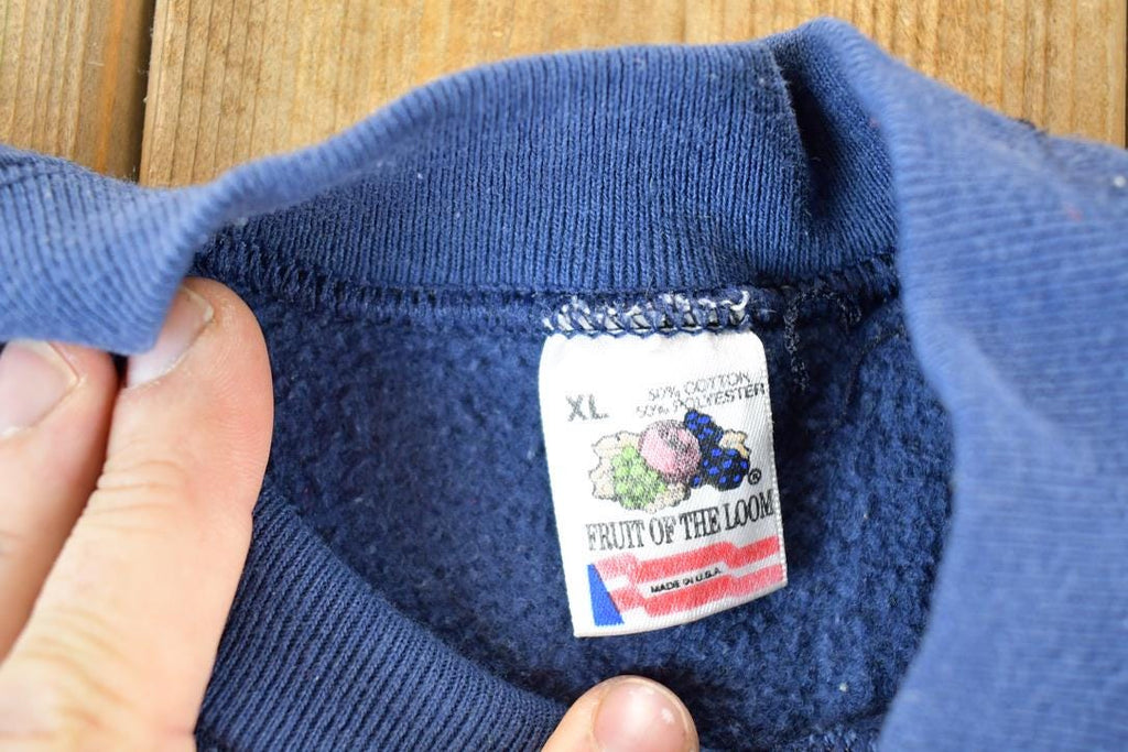 Vintage 1990s Duke University Crewneck Mens XL  Vintage Collegiate  Made In USA  90s College Crewneck  Preppy Sportswear
