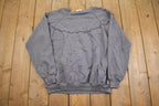 Vintage 1990s Hanes Embroidered USA Hearts Crewneck Sweater Made In USA - XL
