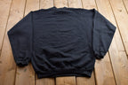 Vintage 1990s Pro Spirit Blank Black Crewneck Sweatshirt