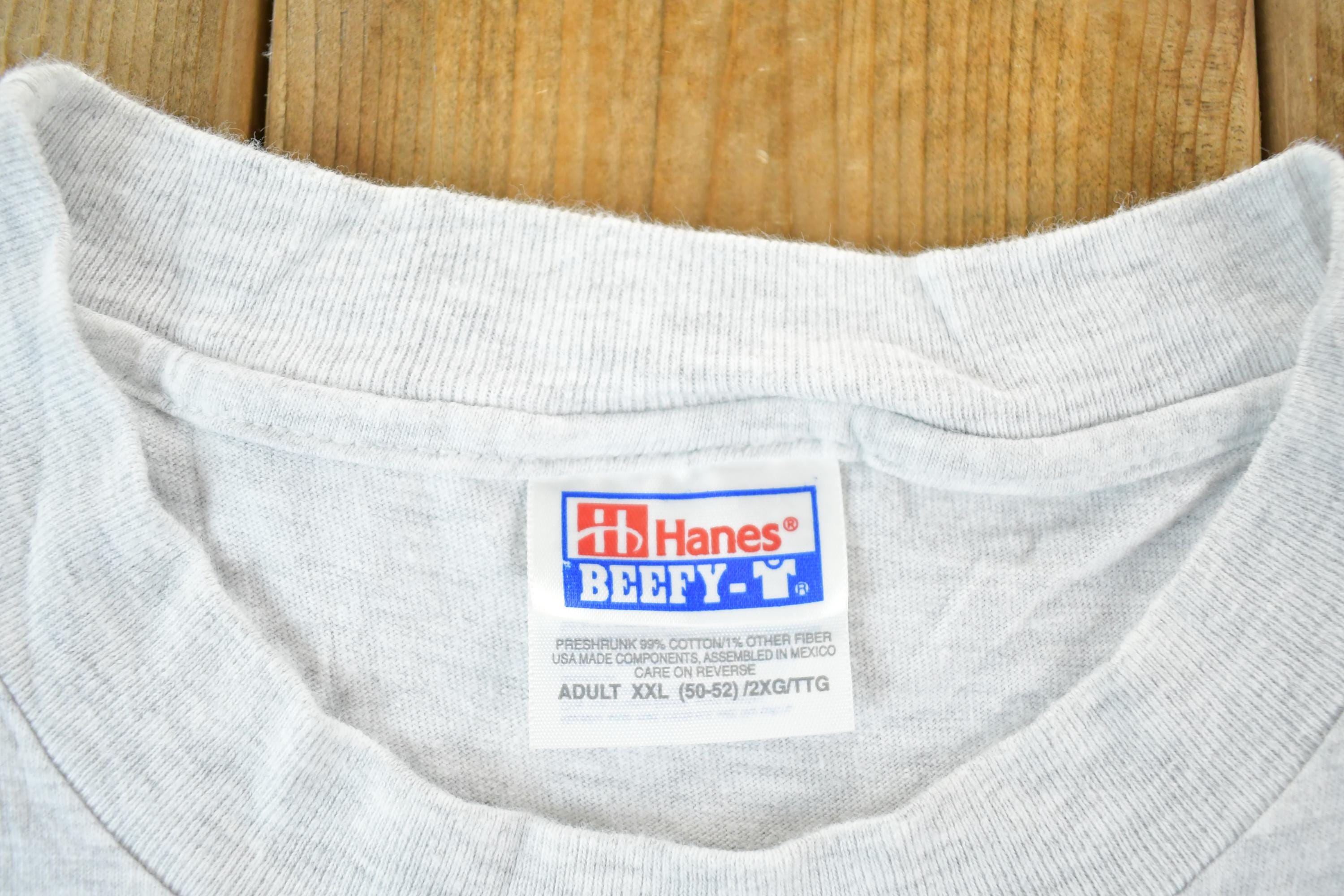 Vintage 1990s Boston Terrier Biography Outdoorsman T-Shirt Mens XL