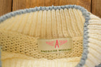 Vintage 1990s American Weekend Knit Abstract Crewneck Sweater Women's L