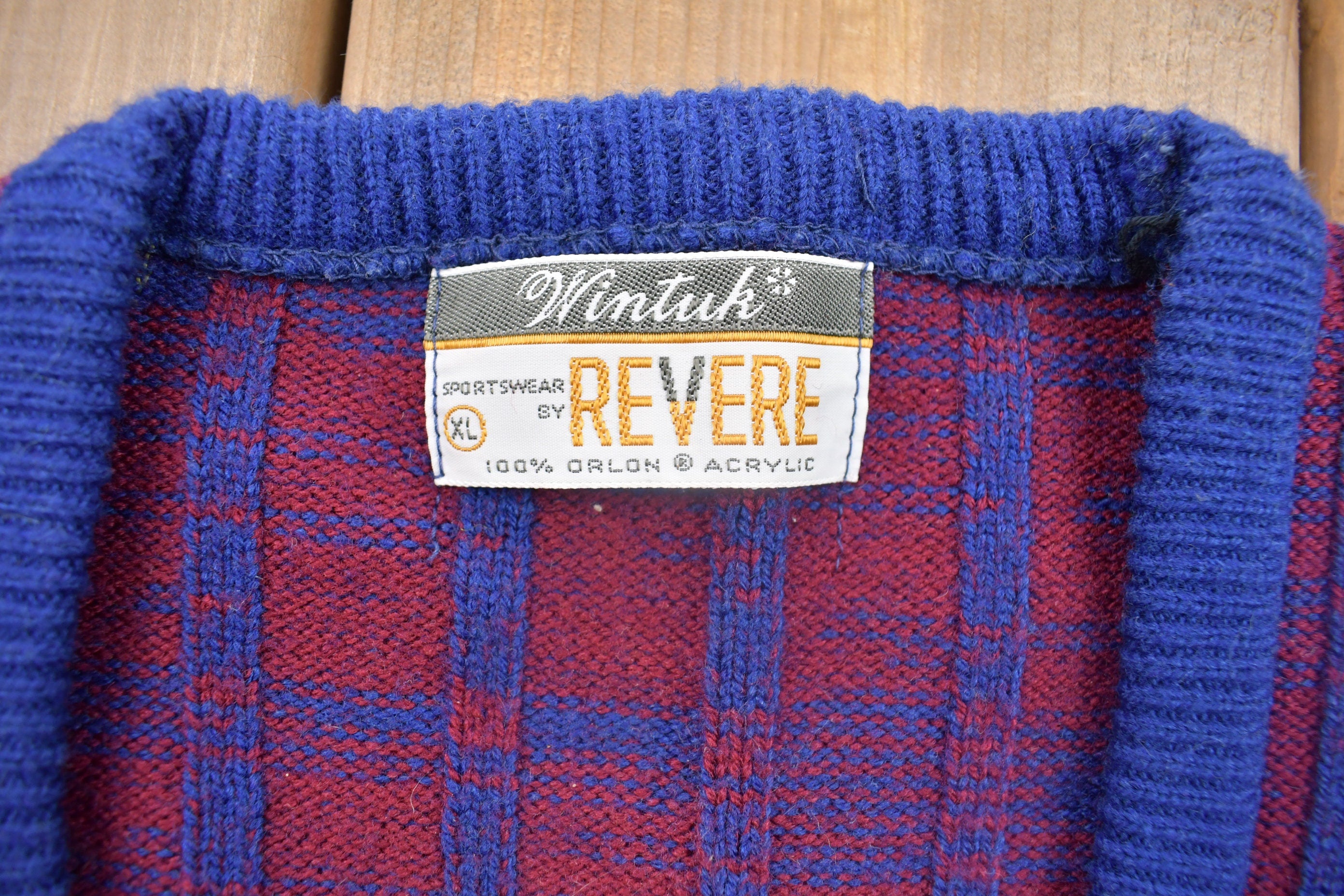 Vintage 1980s Wintuk Sweater Dress
