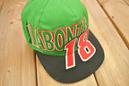 Vintage 1990s Bobby LaBonte Big Logo Nascar Snap Back Hat Hat
