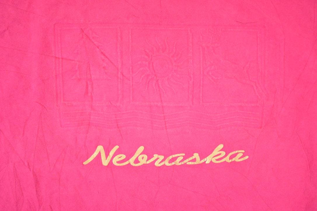 Vintage 1990s Nebraska Souvenir Travel T-Shirt Women's XL