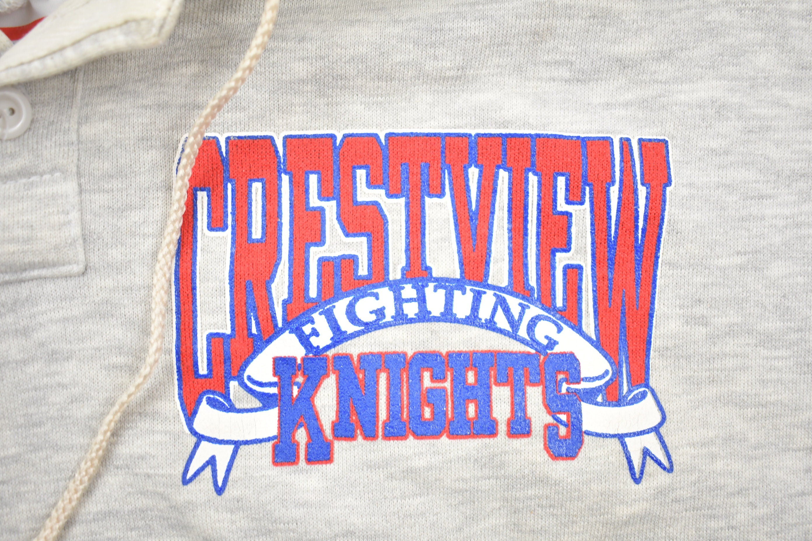 Vintage 1990s Crestview Fighting Knights Collegiate Hoodie
