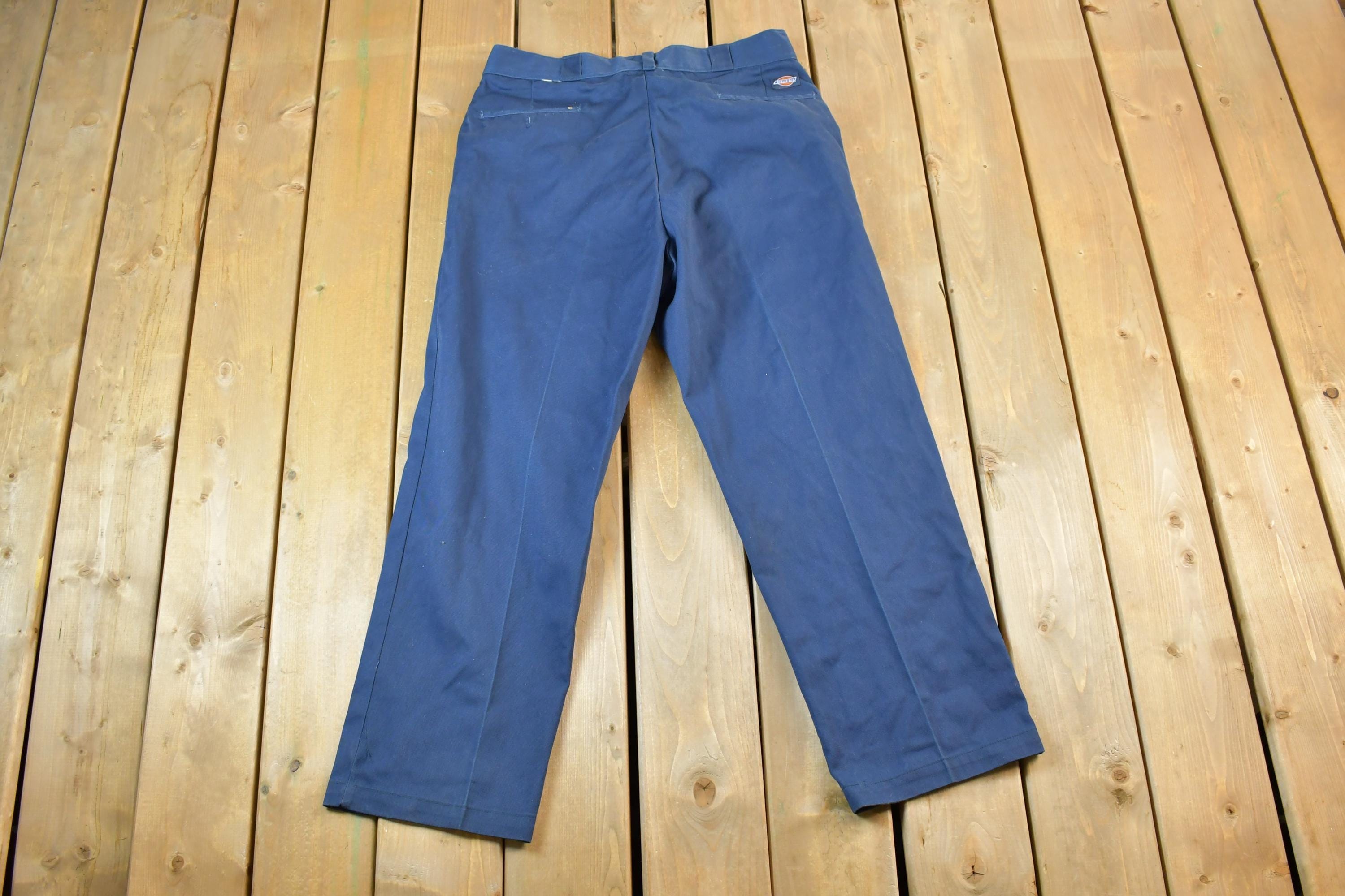 Vintage 1990s Dickies Work Pants Size 38 x 30 Made In USA  90s Carpenter Pants  Distressed Carhartt  Vintage Workwear