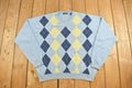 Vintage 1990s John Ashford Cashmere Argyle Sweater