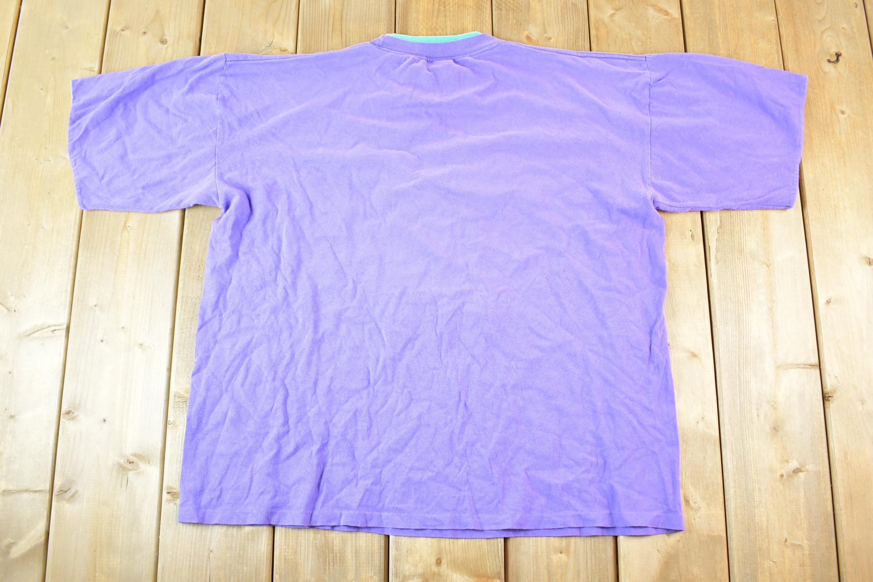 Vintage 1990s HP Ride The Wave Response Centre Souvenir Double Collar T-Shirt Mens XL