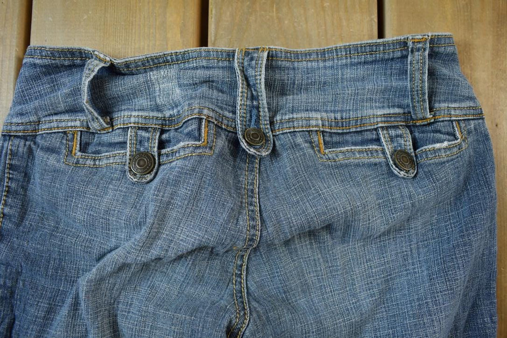 Vintage 2000s Hydraulic Low Waisted Boot Cut Denim Jeans Size 26 x 30