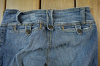 Vintage 2000s Hydraulic Low Waisted Boot Cut Denim Jeans Size 26 x 30