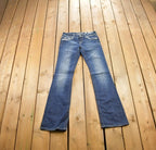 Vintage Y2K Miss Me Bedazzled Low Rise Jeans Size 26x31
