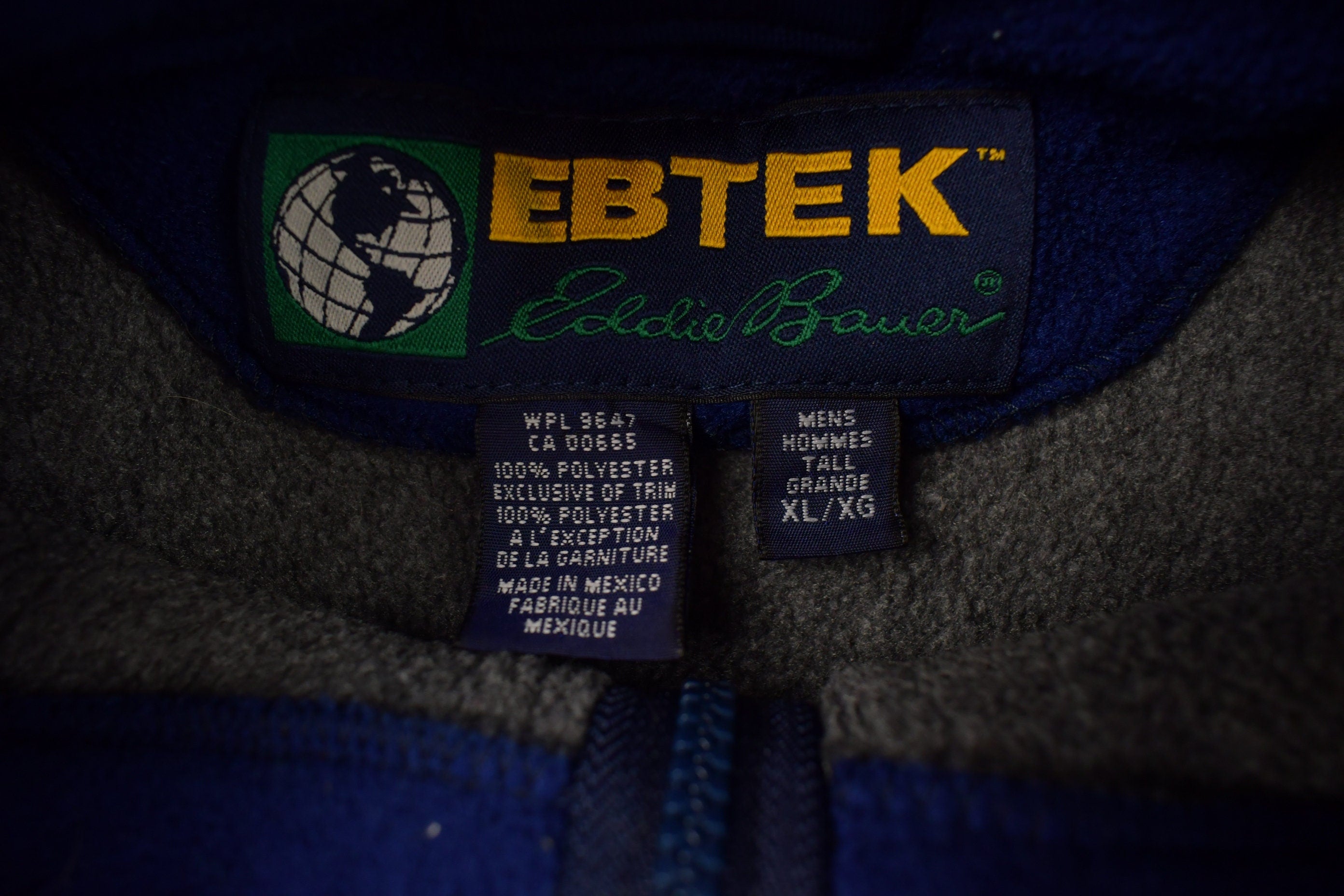 Vintage 1990s Eddie Bauer EBTEK Fleece Sweater Vest