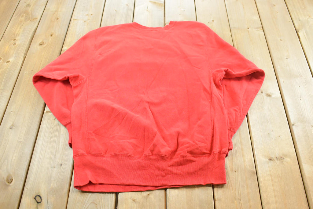 Vintage 1990s Boston University Collegiate Champion Reverse Weave Crewneck Sweatshirt Mens L /