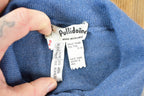 Vintage 1970s Pullidoine Knit Abstract Pattern Button Up Crewneck Sweater Womens S