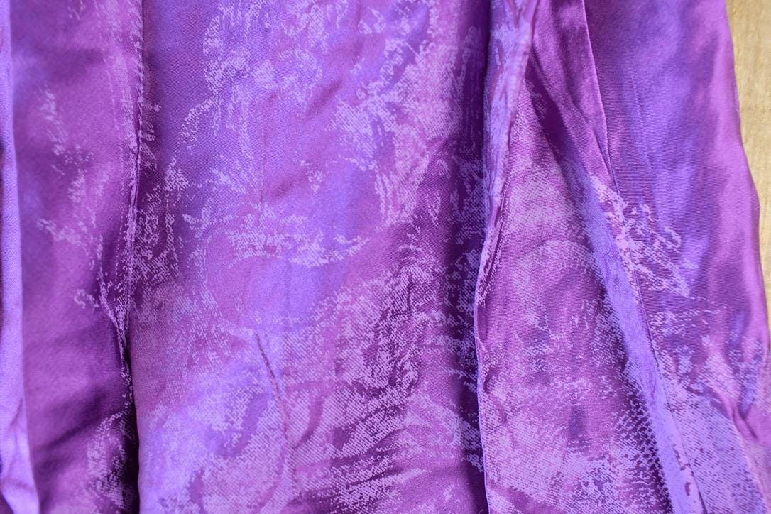 Vintage Y2K Vigos Purple Sequin Mini Dress / Y2k Vintage Bedazzled Tops / Retro Womenswear / Mod Fashion