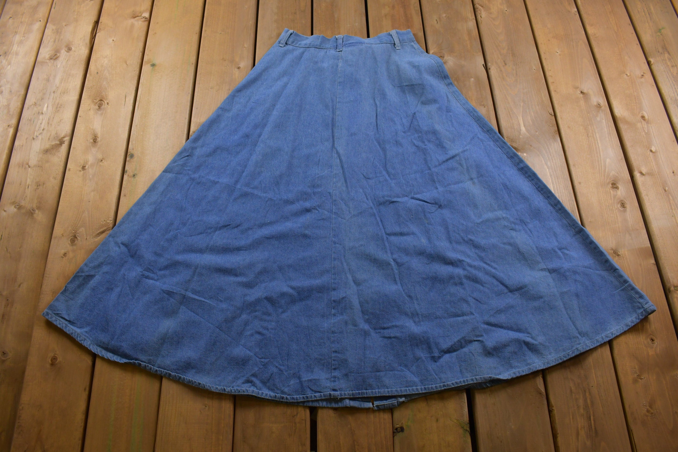 Vintage 1980's Kayo Women's Jean Skirt 25 x 35