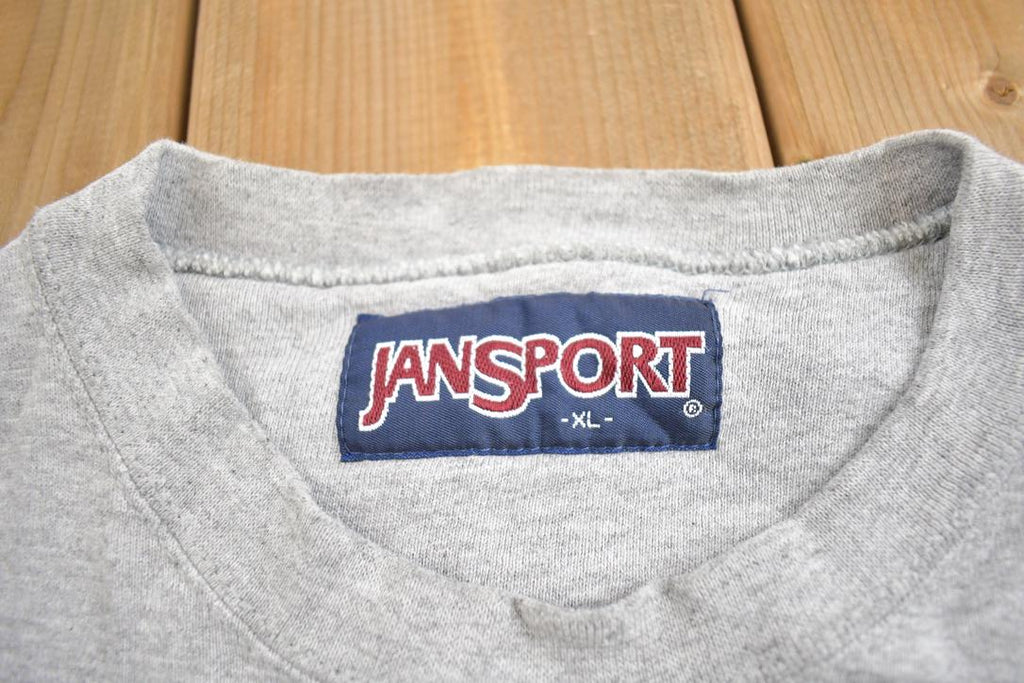 Vintage 1990s USA Jansport Embroidered Souvenir Crewneck Sweatshirt