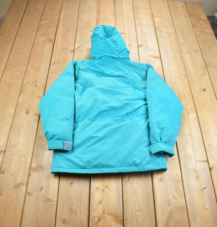 Vintage 1990s The North Face Goose Down Hooded Puffer Jacket