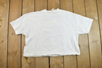 Vintage 1990s Las Vegas Beach Club Cropped Souvenir T-Shirt