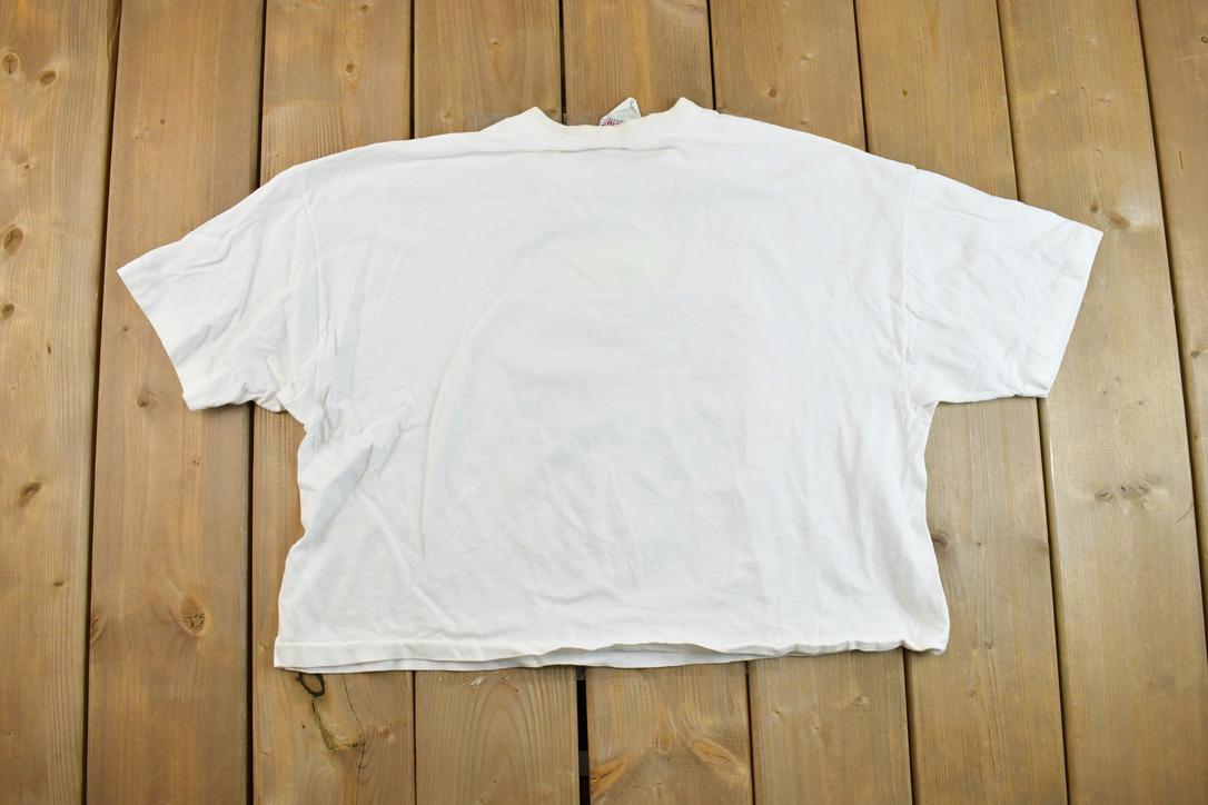 Vintage 1990s Las Vegas Beach Club Cropped Souvenir T-Shirt