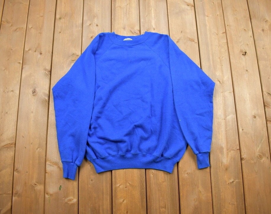 Vintage 1990s Blue Hanes Sweatshirt
