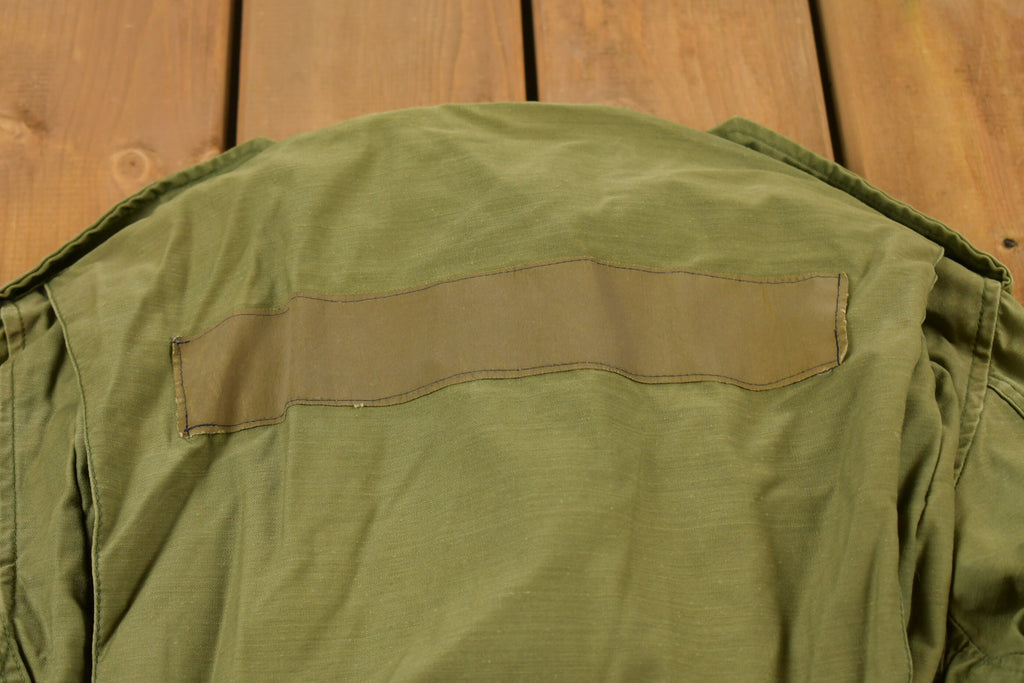 Vintage 1980s Army Military Field Jacket