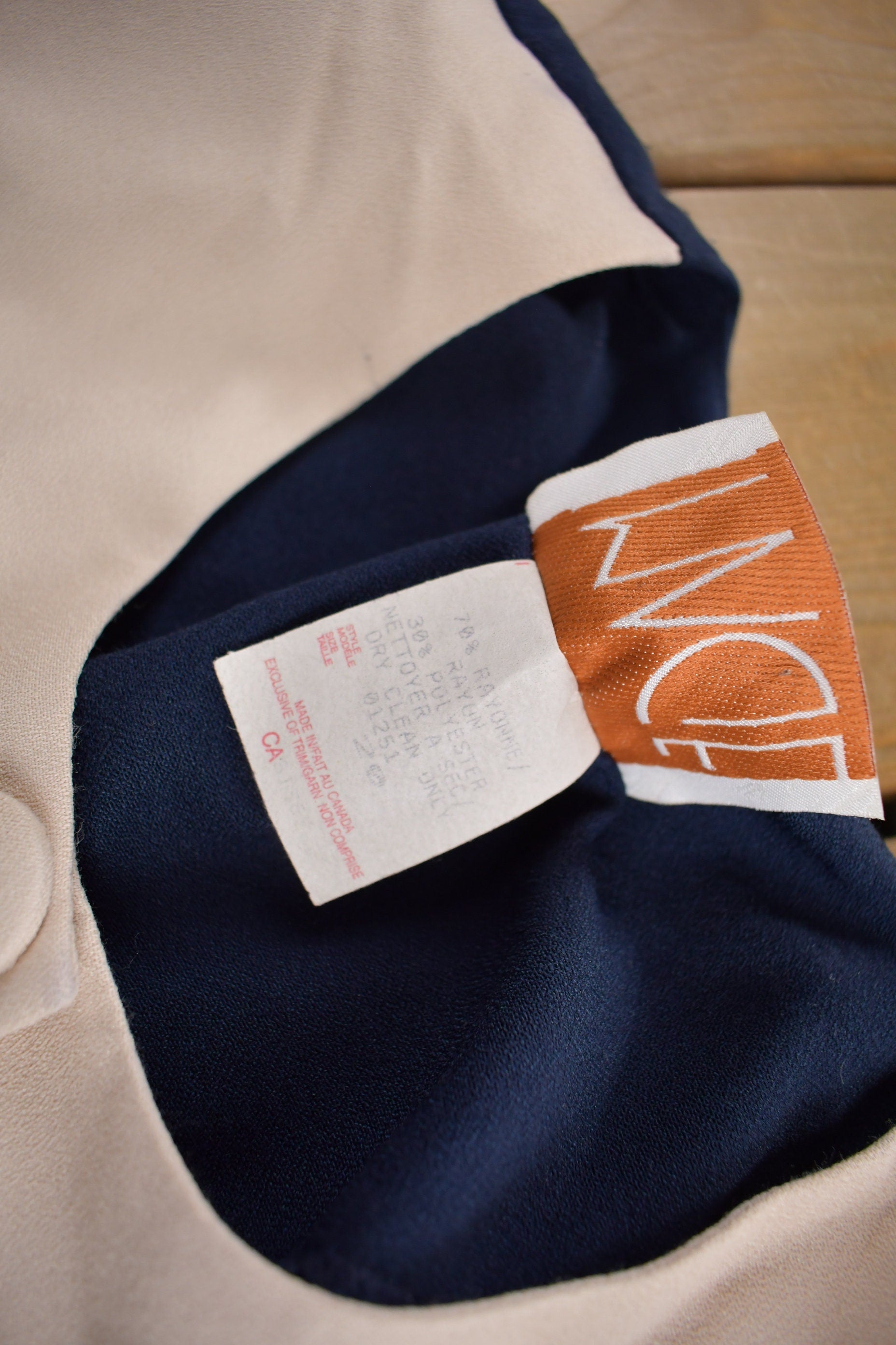 Vintage 1990s Image Women's Button Up Jacket  Light Jacket  Size 20  Made In Canada  Color Block
