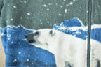 Vintage 1990s Polar Bear All Over Print Fleece Sweater