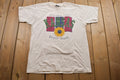 Vintage 1990s Quinter Kansas Sunflower State Souvenir T Shirt