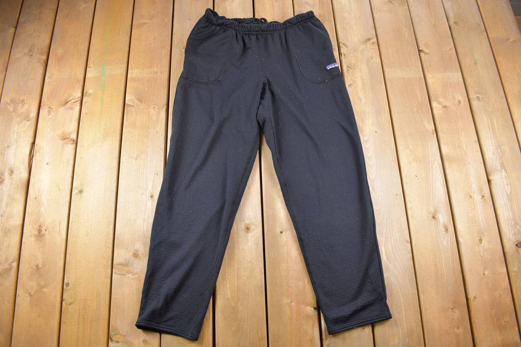 Vintage 1990s Patagonia Polartec Fleece Track Pants Size XL / American Vintage / Streetwear / Vintage Pants / Vintage Sweat Pants