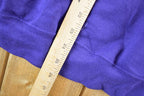 Vintage 1990s Blank Purple Russell Athletic Hoodie Crewneck Sweatshirt Mens L / 90s Souvenir Crewneck / Vintage Souvenir Crewneck