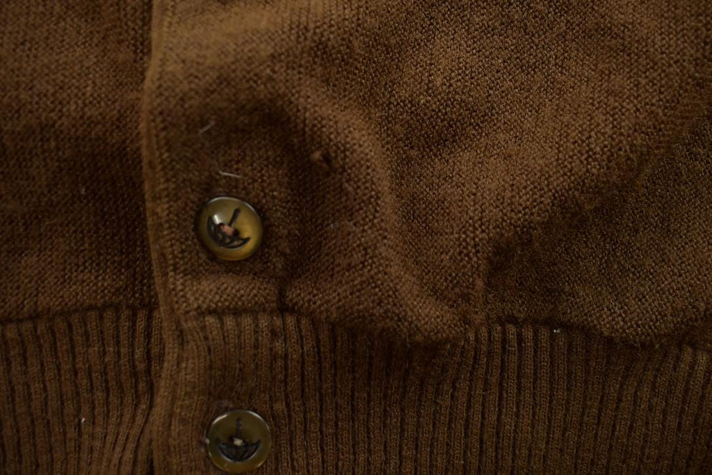 Vintage 1980s Arnold Palmer Robert Bruce Knit Cardigan Sweater