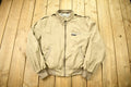 Vintage 1990s Members Only Tan Windbreaker Jacket