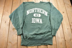Vintage 1990s Nothern Iowa University Champion Reverse Weave Collegiate Crewneck
