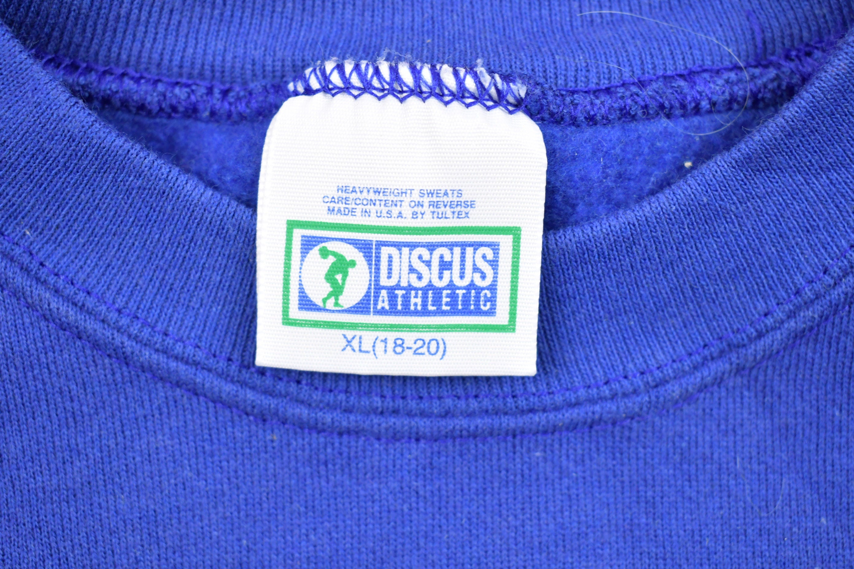 Vintage 1990s Blank Raglan Crewneck Sweatshirt