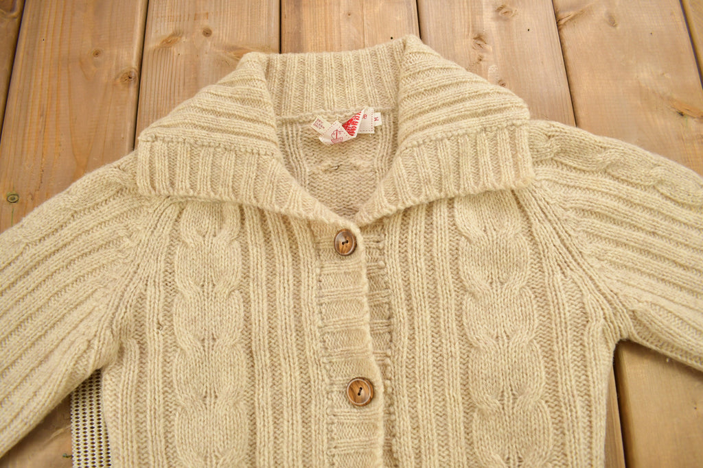 Vintage 1980s Evan-Picone 100% Wool Knit Sweater