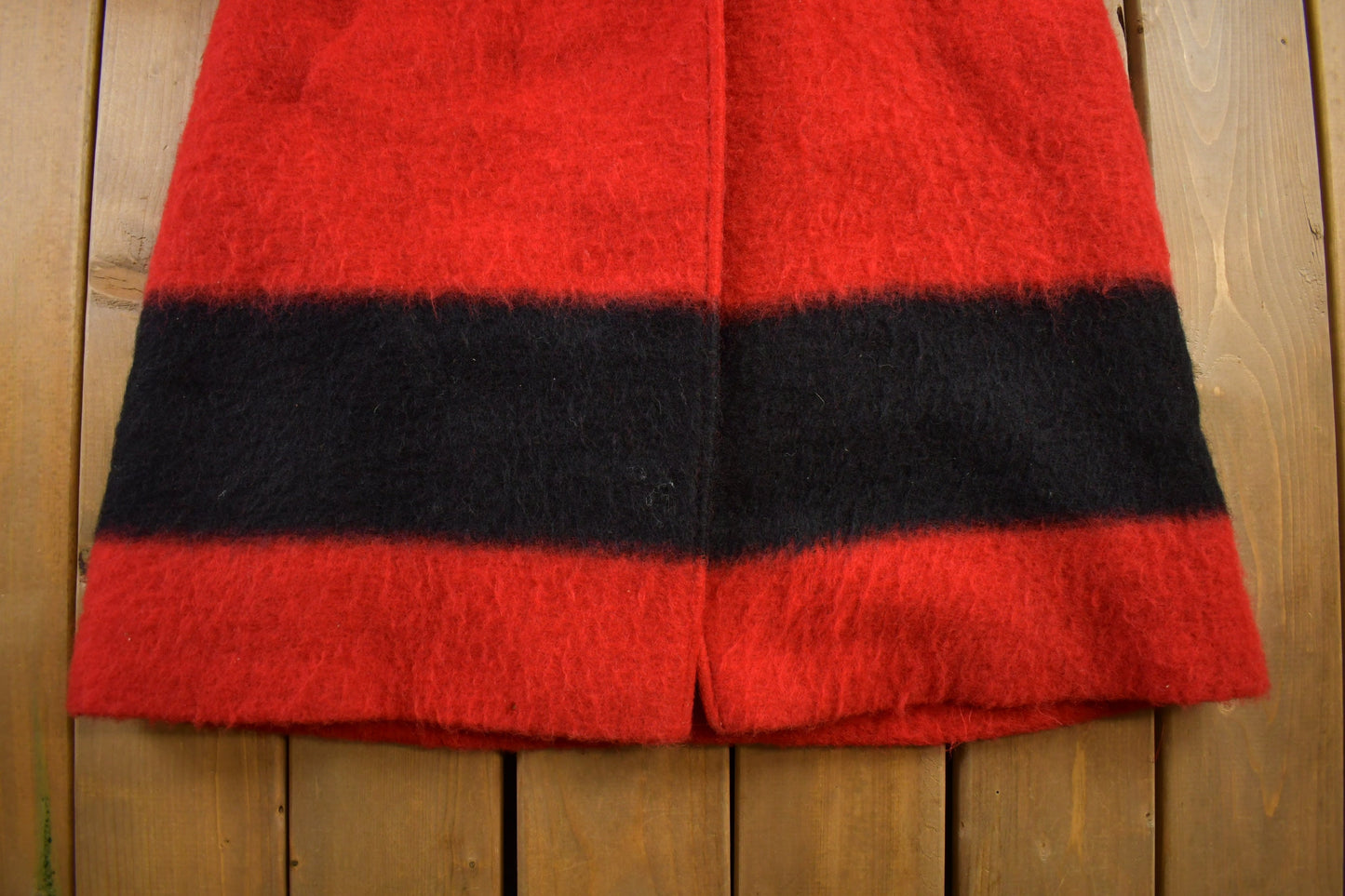 Vintage 1970s Northern Sun Red Wool Jacket / Wool Long Jacket / Vintage 70s Jacket / Outdoor / Winter / Cozy Trench Coat