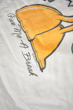 Vintage 1988 Funny Duck Theme Single Stitch Graphic T Shirt Made In USA