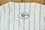 Vintage 1990s Green Bay Packers NFL Graphic Quarter Button T-Shirt