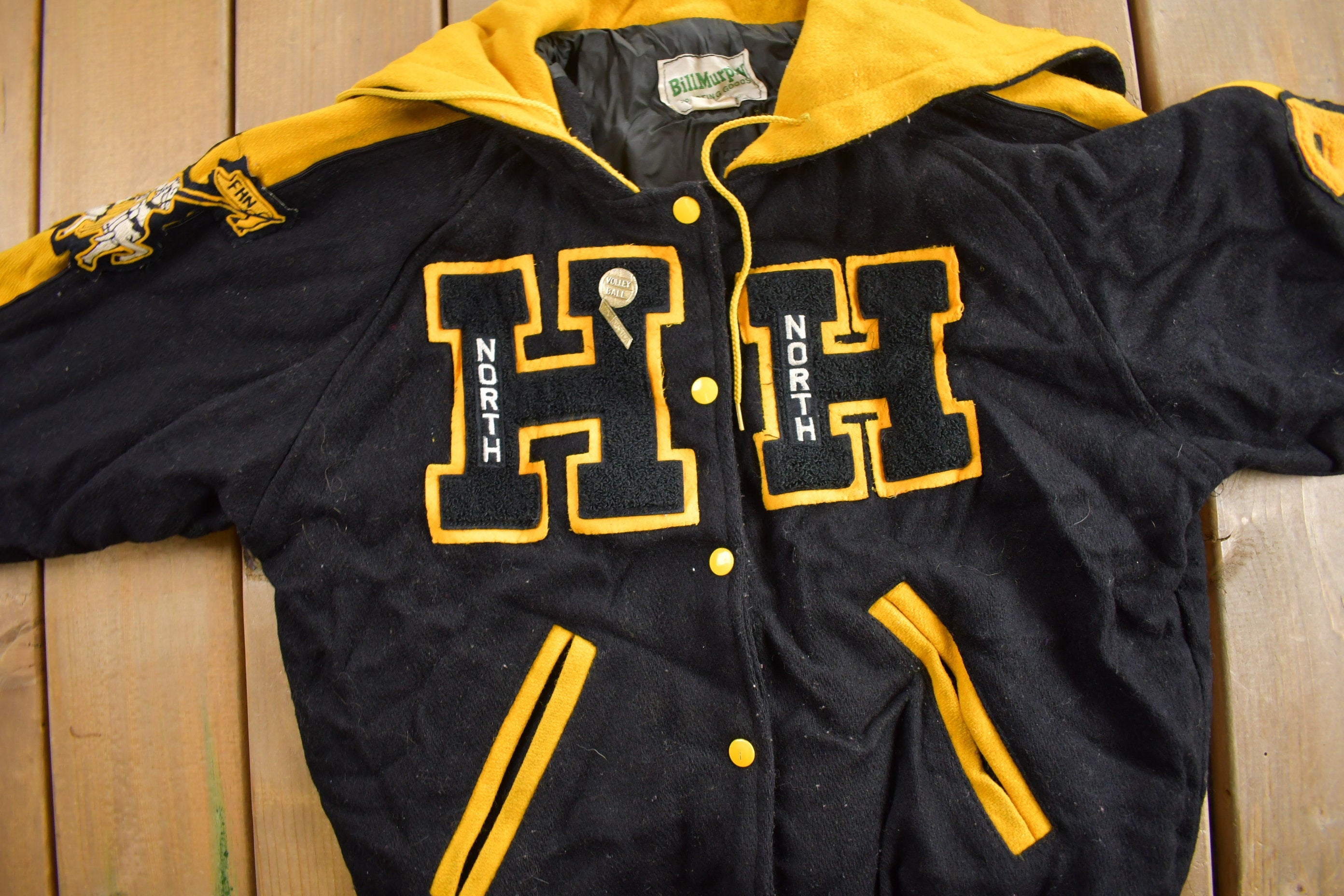 Vintage 1992 HH Wool Varsity Jacket