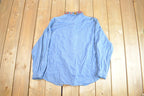 Vintage 1990s KORET City Blues Petites Embroidered Jean Garden Long Sleeve Shirt
