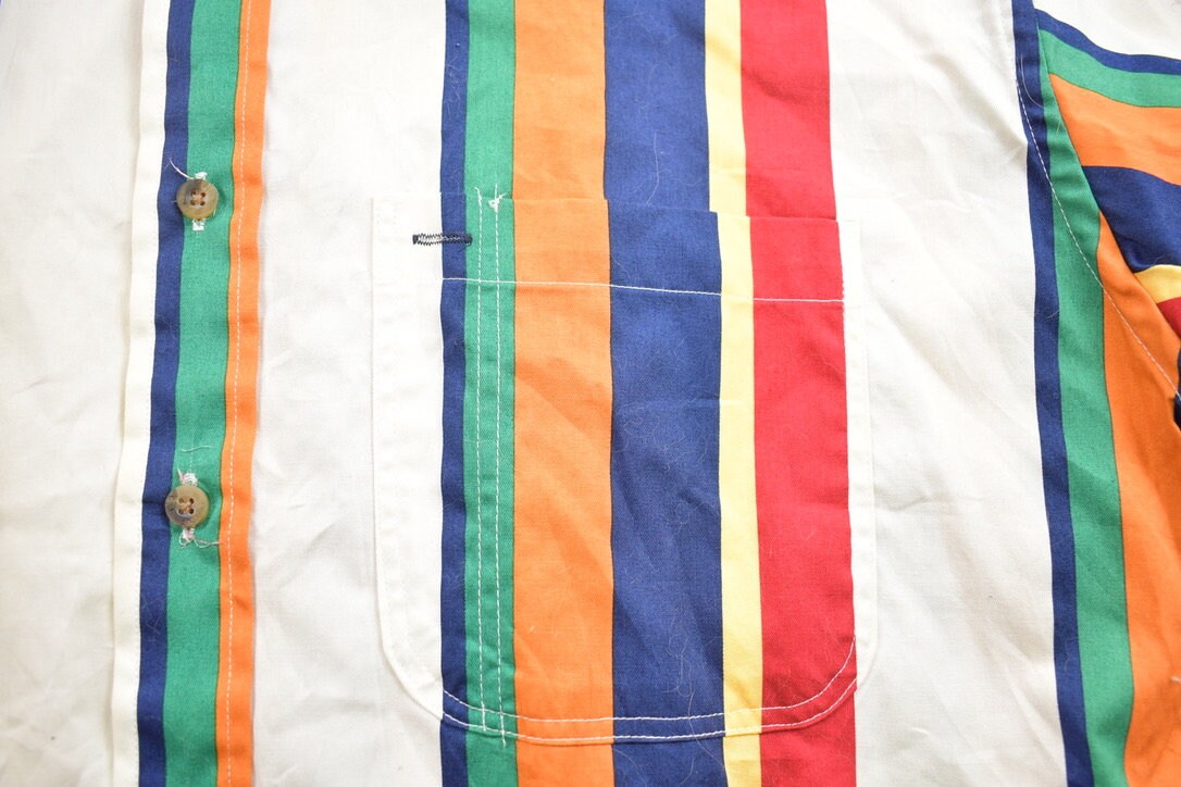 Vintage 1990s Gant USA Striped Button Up Shirt