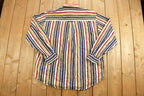 Vintage 1990s Cherokee Striped Button Up Shirt