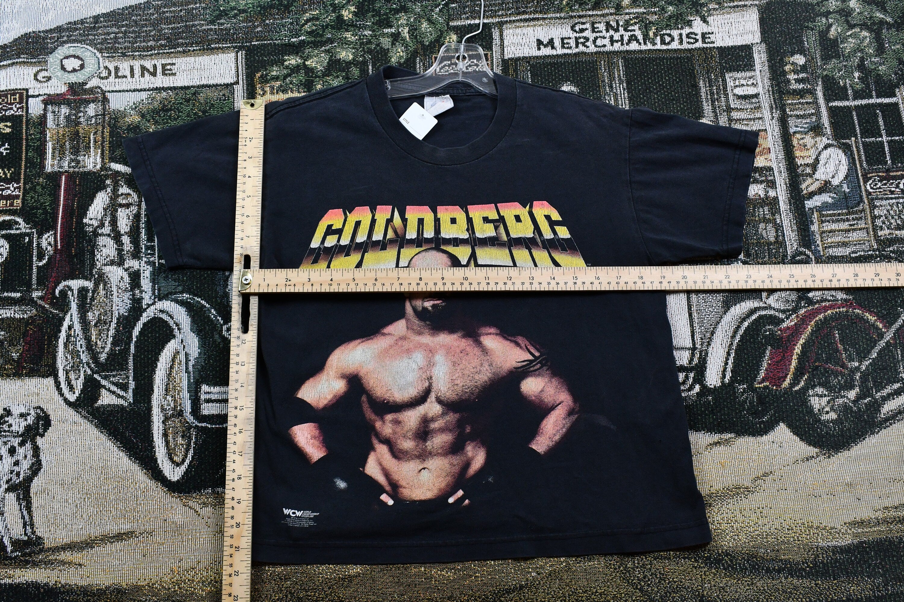 Vintage 1996 WCW Pro Wrestling Goldberg Youth Size T-Shirt